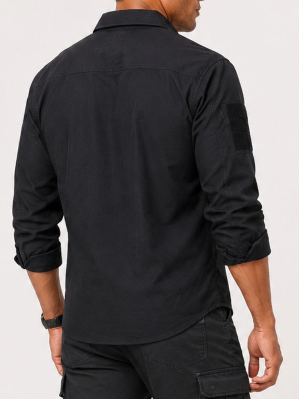 Under Armour Tactical Ripstop Shirt Jacket Men’s XL Black Military Utility Overs - Picture 2 of 11